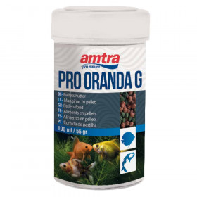 Храна на гранули AMTRA PRO ORANDA GRAN  подходяща за червени и сродни рибки