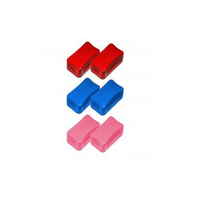 Croci Wave Magnets - Вълнисти магнитчета за украса 2 бр М червени
