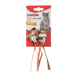 Camon Cat toy - mice striped - котешка играчка