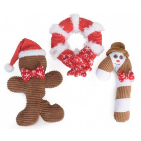 Camon Christmas Dog Toys - коледа плюшена играчка