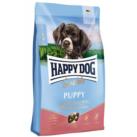 Суха храна за кученца след навършване на 4 седмици от всички породи Happy Dog Baby Grain Free Sensitive без зърнени съставки