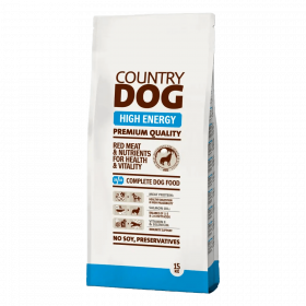 Country Dog High Energy - пълноценна храна за активни кучета 