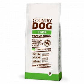 Country Dog Junior - пълноценна храна за подрастващи кучета 