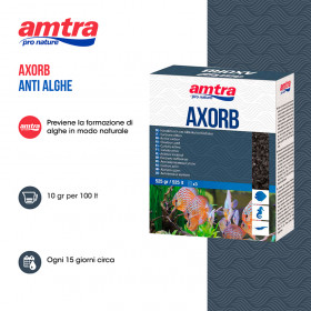 Активен въглен от минерален произход AMTRA AXORB 175 gr. за кристално чиста вода и предотвратяване на миризми