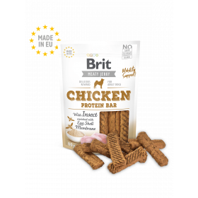 Brit Jerky Snack – Protein bar with Insect - лакомство за кучета протеинови барчета с пилешко и насекоми