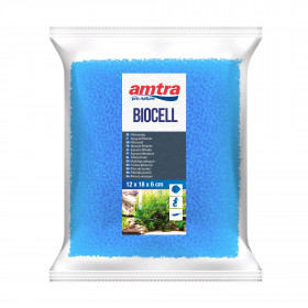 Фина синтетична гъба идеална за механично филтриране Amtra BIOCELL BLUE FOAM 18x12x6 см