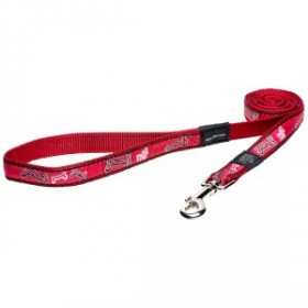 Rogz Special Agent Повод за кучета с дължина 0.5 м и ширина на ремъка 40 мм в червен цвят 