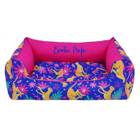 Меко, луксозно легло CAZO Soft Bed Exotic Pink Blue в цветен приент