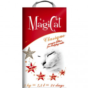 Котешка тоалетна Magicat - 100% натурален бентонит, без аромат и със стягащ ефект  