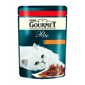 Печено месо в сос пауч за котки PURINA GOURMET PERLE Говеждо 85гр.