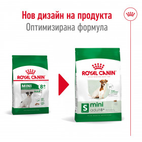 Суха храна за кучета Royal Canin MINI ADULT +8