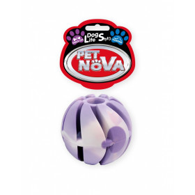 Гумена топка за лакомства PET NOVA, 5 см., плаваща