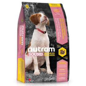 S2 Nutram Sound Balanced Wellness Natural Puppy Food Храна за кученца на възраст от 1 до 12 месеца от средни породи