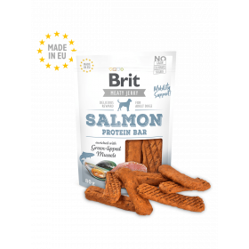 Brit Jerky Snack – Salmon Protein bar - лакомство за кучета протеинови барчета със сьомга 