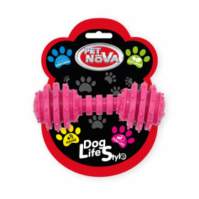 Дентална, гумена играчка за кучета PET NOVA гиричка с аромат на мента 12 см.