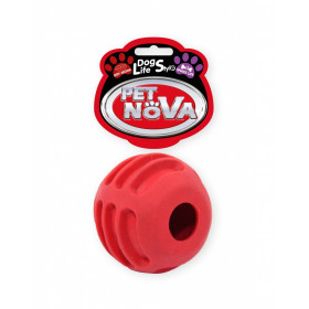 Интерактивна гумена играчка за кучета  PET NOVA 10,5см, с място за поставяне на лакомства