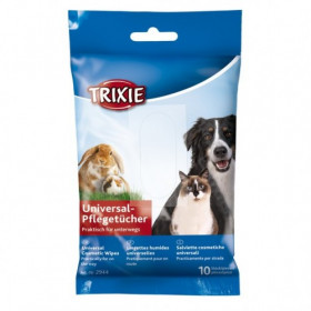 Trixie Universal Cosmetic Wipes - Почистващи мокри кърпички (универсални) 10 бр