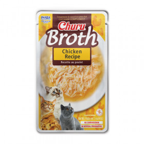 Пауч за котки Ciao Cat Wet Broth  Chicken Recipe - супа с късчета пилешко месо; №1 в света мокро лакомство за котки