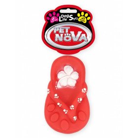 Винилова кучешка играчка PET NOVA чехла със звук 15 см.