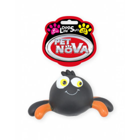 Гумена кучешка играчка PET NOVA паяче със звук 15 см.