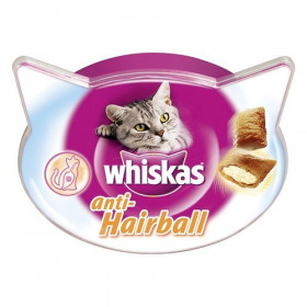 Whiskas Anti hairball - вкусно лакомство за разграждане на космени топки 60 грама.