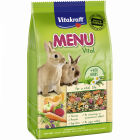 Vitakraft - Menu Vital - пълноценна храна за мини зайчета