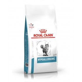 Royal Canin Hypoallergenic - Суха храна за провеждане на изключваща диета и контролиране на хранителни алергии при котки 4.5кг.