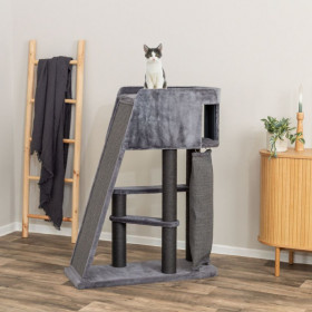 Котешко дърво Trixie Cat tree Active  с рампа за катерене в сив цвят