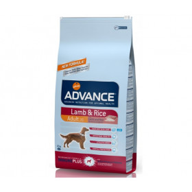Advance Dog  Sensitive Lamb&Rice за израстнали кучета с вкус на агнешко и ориз 12кг.