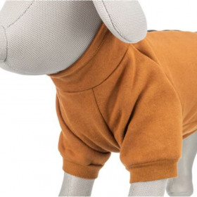 Топъл, памучен кучешки суитшърт с цип Trixie CityStyle Amsterdam sweatshirt в цвят ръжда