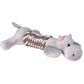 Кучешка играчка Trixie Animal with rope плюшено животно с въже