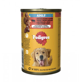 Консервирана храна за куче PEDIGREE - говеждо в желе