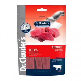Кучешко лакомство Dr.Clauder´s Snack Beef Fillet сушени филенца от 100% телешко месо