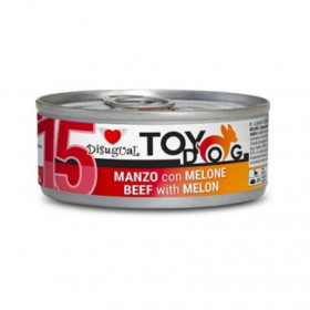 Консервирана храна за кучета от малки породи Disugual Toy Dog 15 Beef and melon с 92% телешко месо и пъпеш