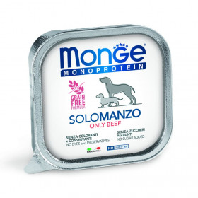 Монопротеинова храна за кучета в зряла възраст Monge Terrine Dog Pate 100% Beef - терин пастет със 100% телешко 150гр.