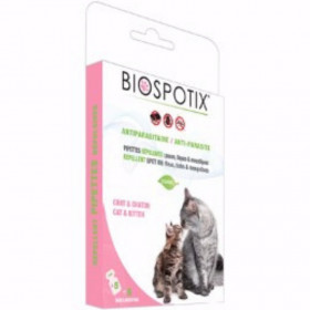 Biospotix Spot On Cat&kitten - 5 броя противопаразитни пипети за котет