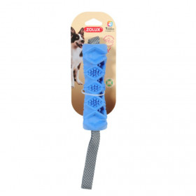 Кучешка играчка Zolux TPR Bone outdoor кокал от термопластична гума с място за лакомства в син цвят