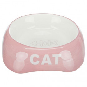 Керамична котешка купа Trixie Cat bowl с дизайн на рибни кости в различни цветове
