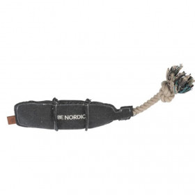 Кучешка играчка Trixie BE NORDIC bottle on a rope  текстилна бутилка с въже за дърпане 