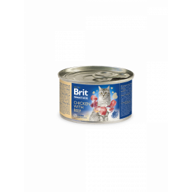 Brit Premium by Nature Chicken with Beef - пастет за котки пиле и говеждо. 200гр
