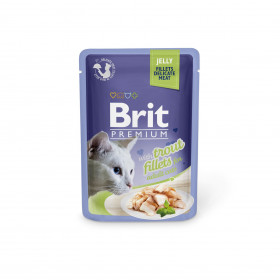 Пауч за котки Brit Premium Delicate - Филенца пъстърва в желе
