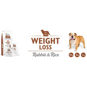 Супер премиум, хипоалергенна храна за кучета Brit Care Dog Hypoallergenic Mono Protein Weight Loss, монопротеинна, със заешко месо и бял трън