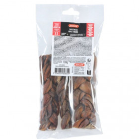Натурално кучешко лакомство Zolux Braided buffalo intestines X3 сплетени биволски черва