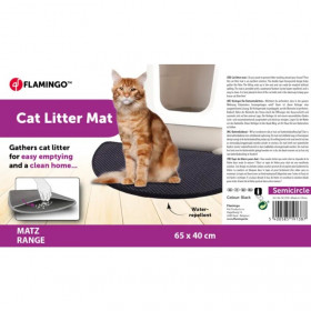 Котешко килимче за лапи  Flamingo CAT LITTER MAT за предотвратяване разнасяне на пясък от котешка тоалетна