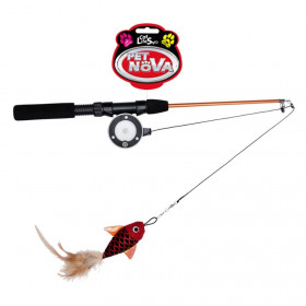 Котешка играчка Pet Nova Telescopic fishing rod телескопична въдица 