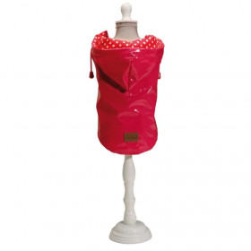 Дъждобран за кучета Croci  Raindrop Cherry 