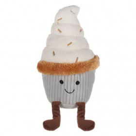 Плюшена кучешка играчка Flamingo Ice Cream сладолед с шоколадови пръчици във фунийка