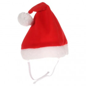 Червена коледна шапка за домашни любимци Flamingo Christmas Cap Ponne