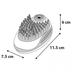 Четка за масаж и почистване 2в1 Flamingo Clean and massage brush за куче