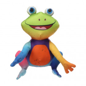 Кучешка играчка Flamingo Toy Clora Frog плюшена жаба със звук